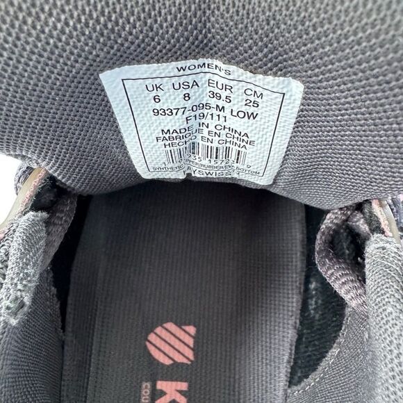 K- Swiss Women's HyperCourt Express Tennis Shoes Pink Size 8 - Picture 7 of 16